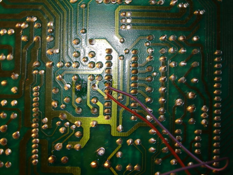 cables soldered pins 5 and 6