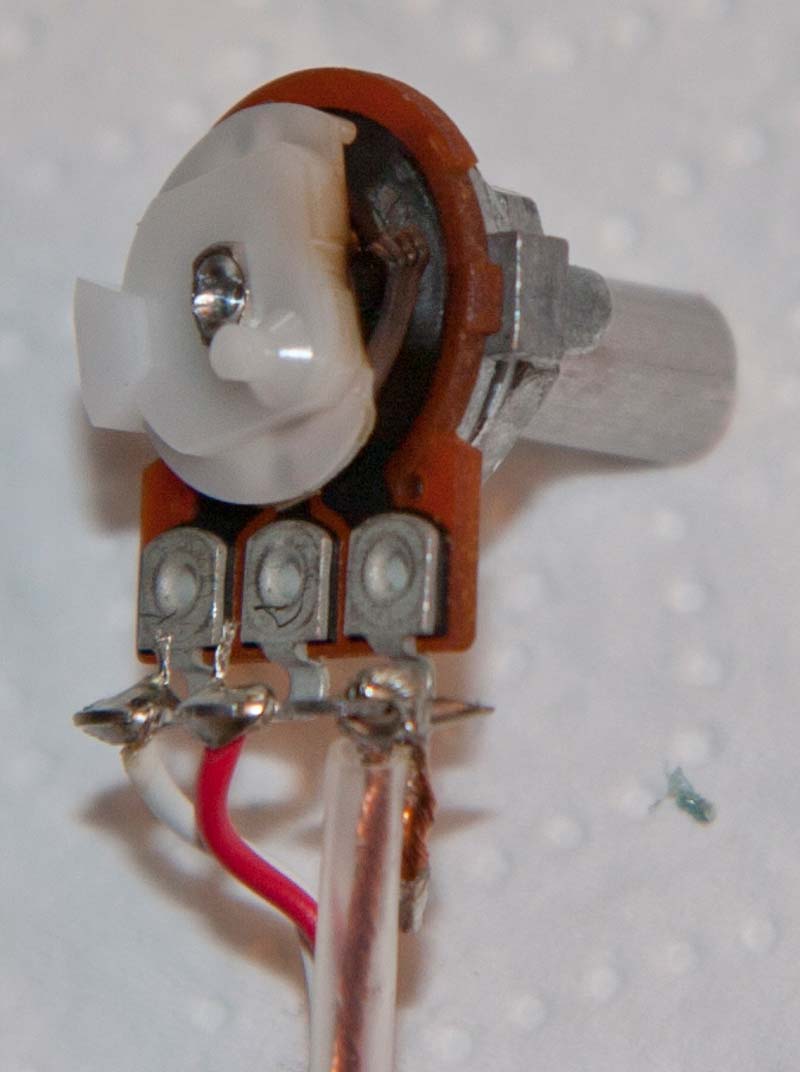 FC7 pedal burnt potentiometer
