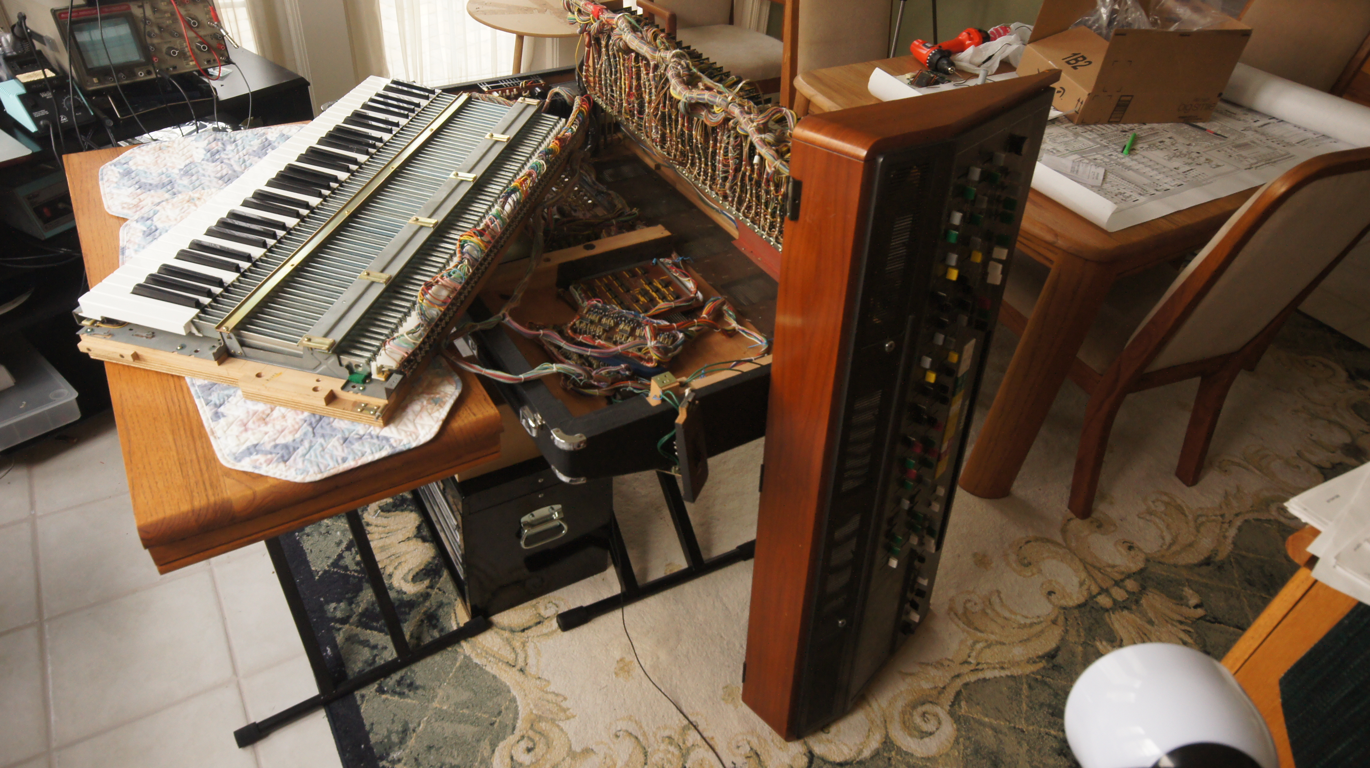 keyboard assembly out